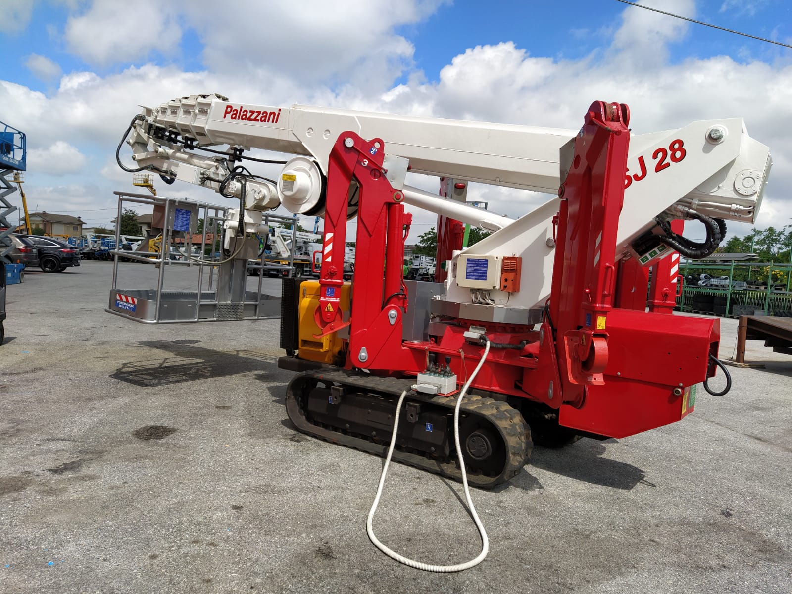 Piattaforma ragno Palazzani TSJ28