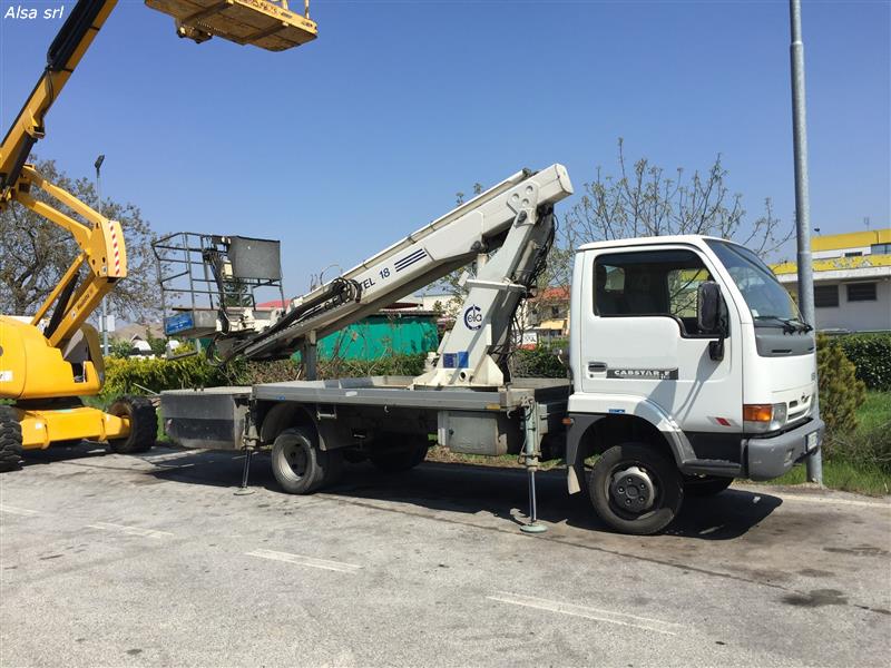 Piattaforma autocarrata usata CELA 18 2000