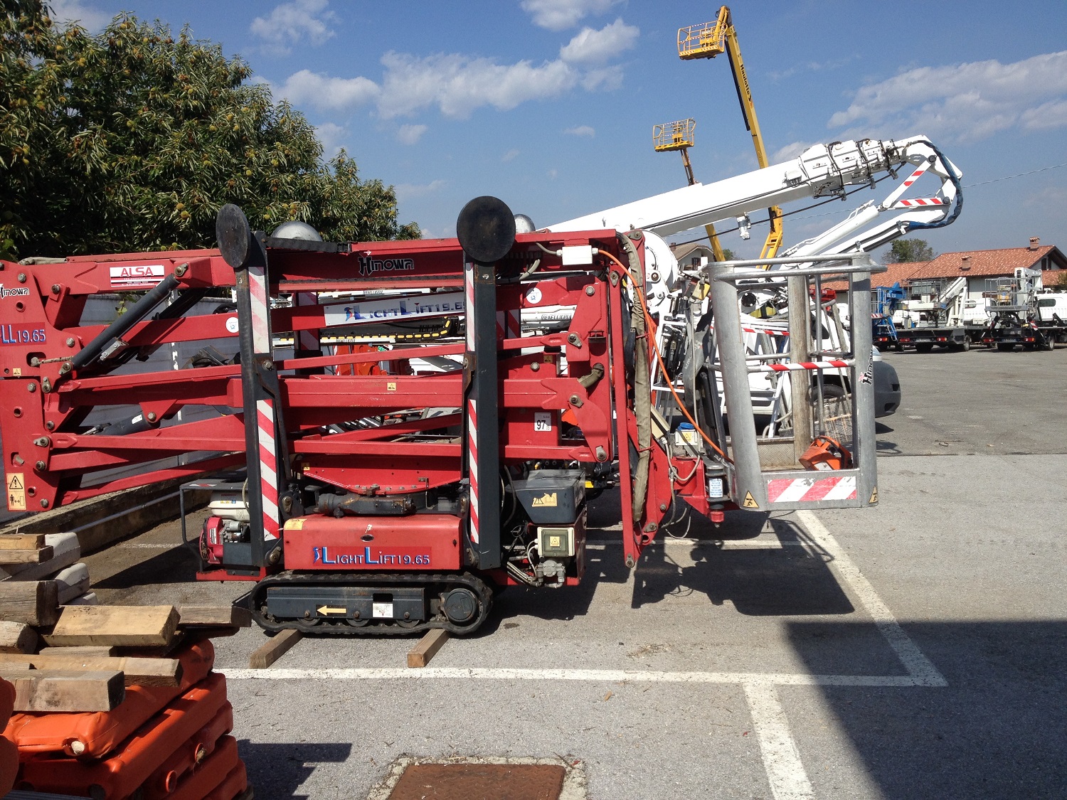 ragno cingolato usato Hinowa 19.65