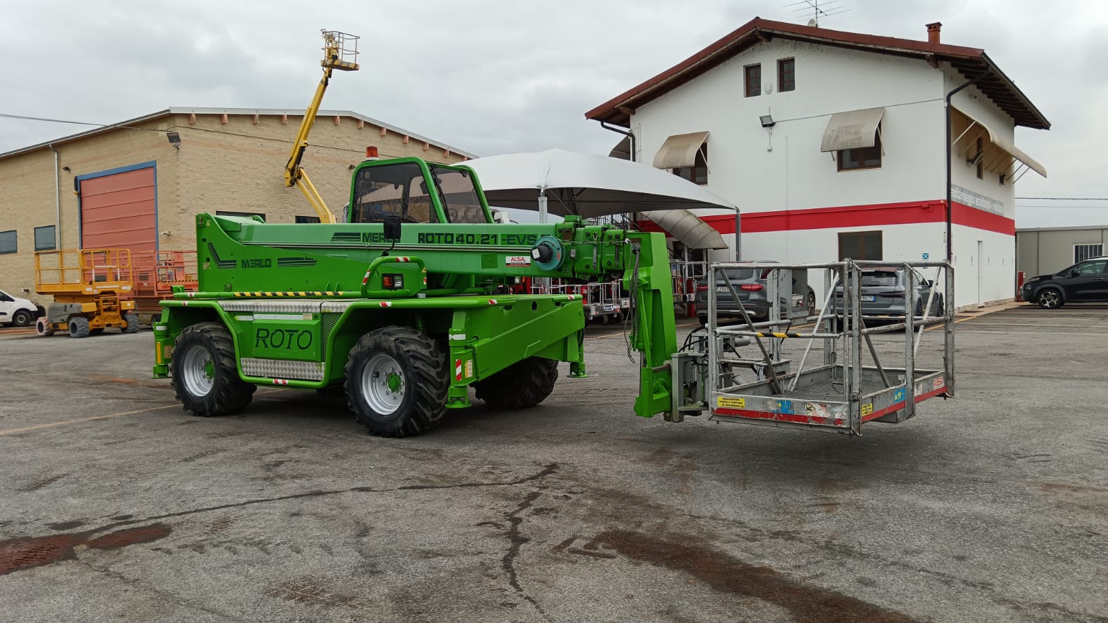 Sollevatore telescopico Merlo roto 40.21 EVS