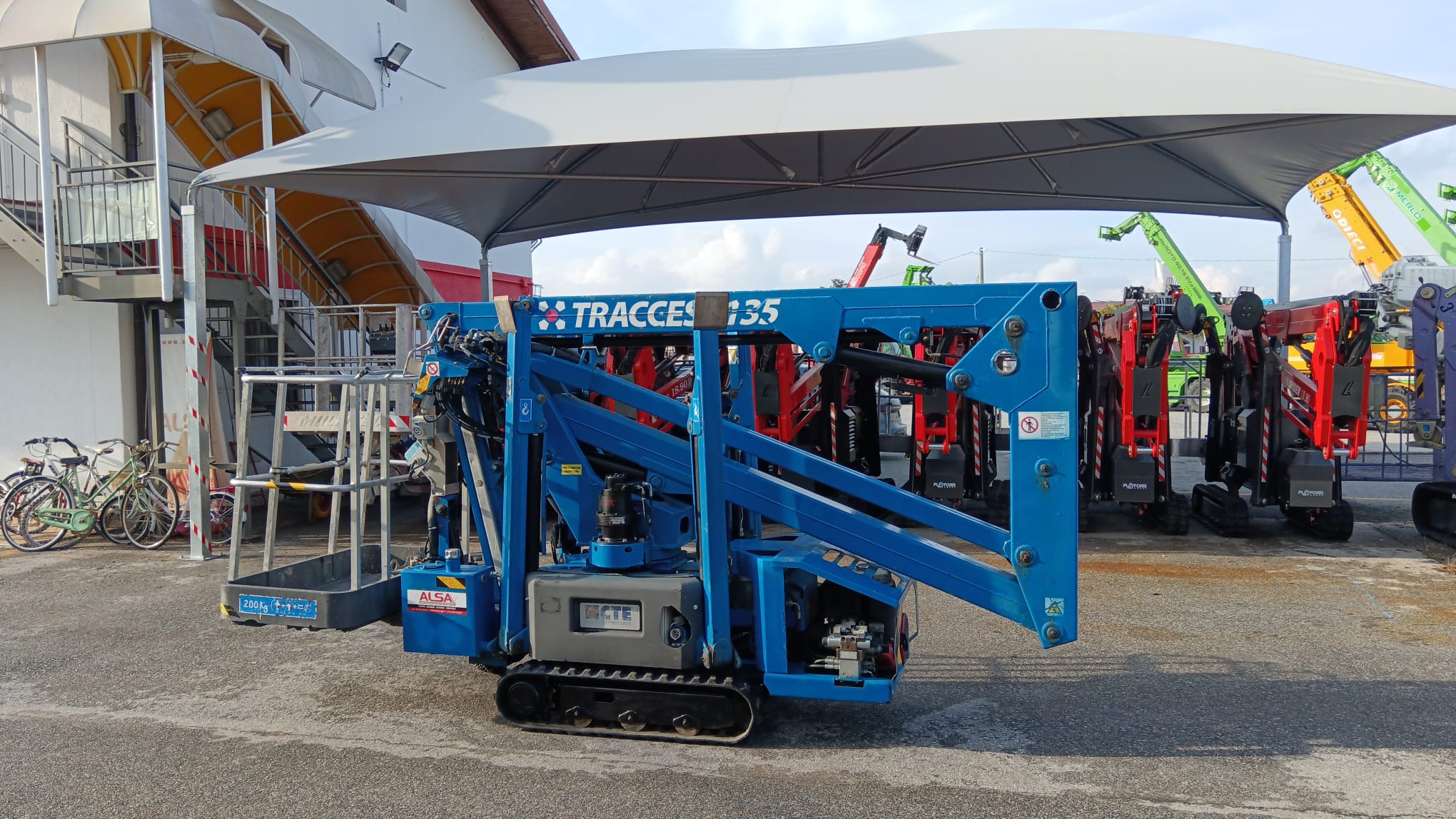 Piattaforma ragno CTE 135