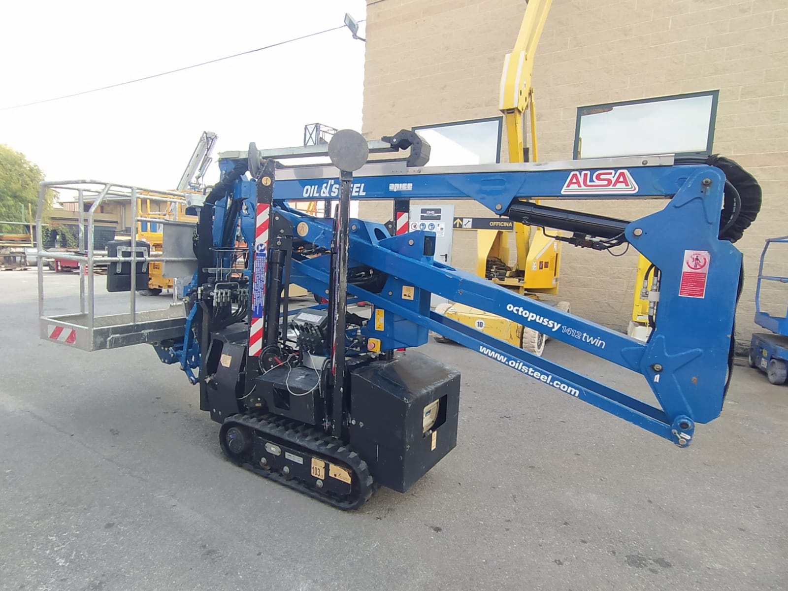 Piattaforma ragno Oil Steel 14.12 Twin
